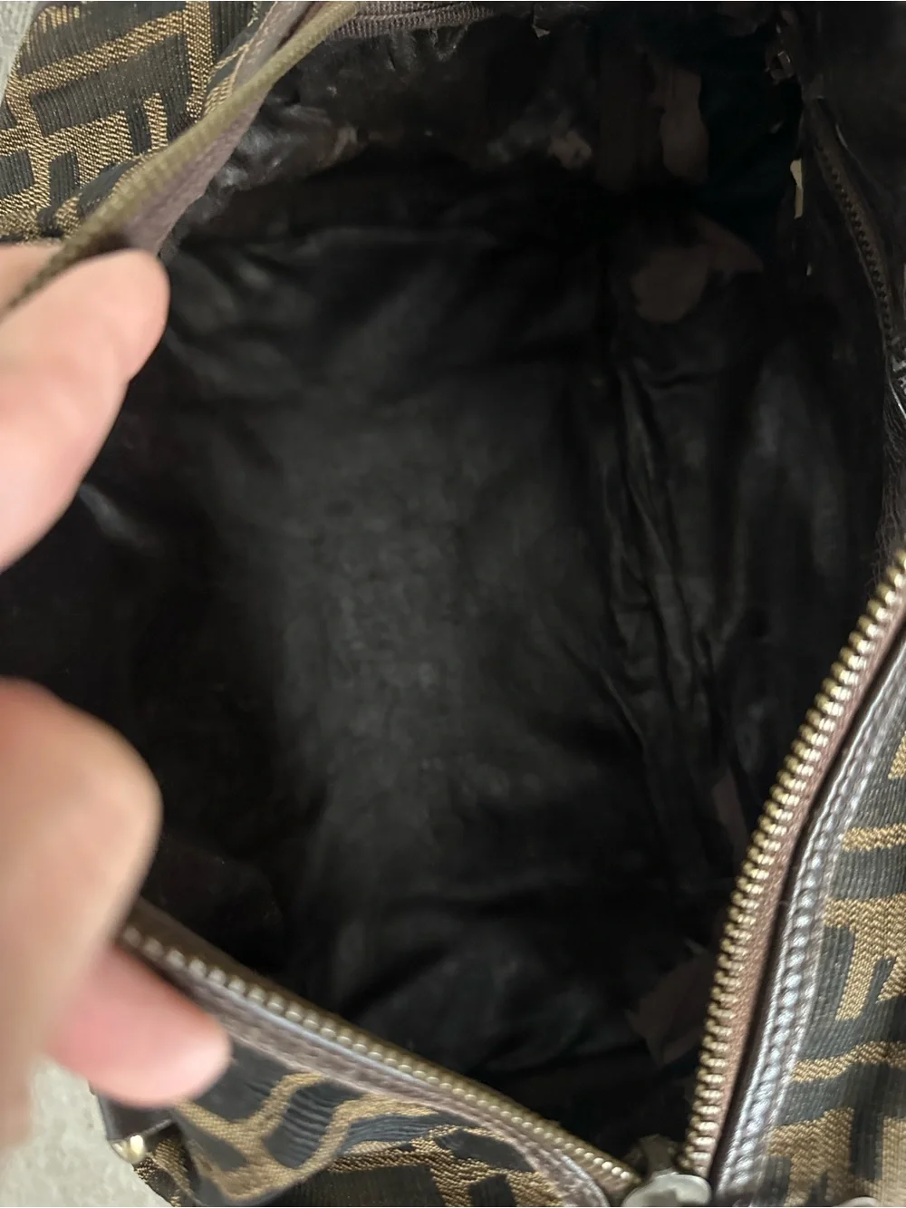 Fendi Zucca FF Boston bag